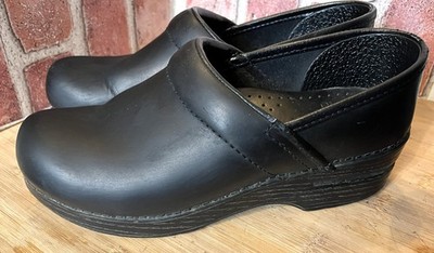 靴 dansko Professional 37 DANSKO BLACK LEATHER PROFESSIONAL SLIP ON CLOGS 37 6.5-7 | eBay