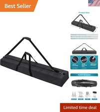 48" Long Tripod Carrying Bag for Speaker and Light Stands, Mic/Microphone Pol...