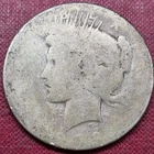 1928 Peace Silver Dollar $1 POOR Lowball Worst Condition Imaginable #95691