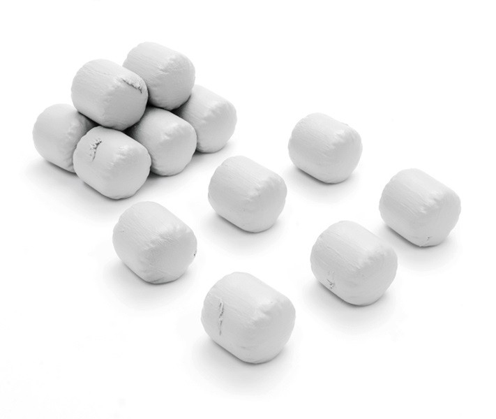 Artitec 387.656 - 1/87 / H0 Silage Bales White - New