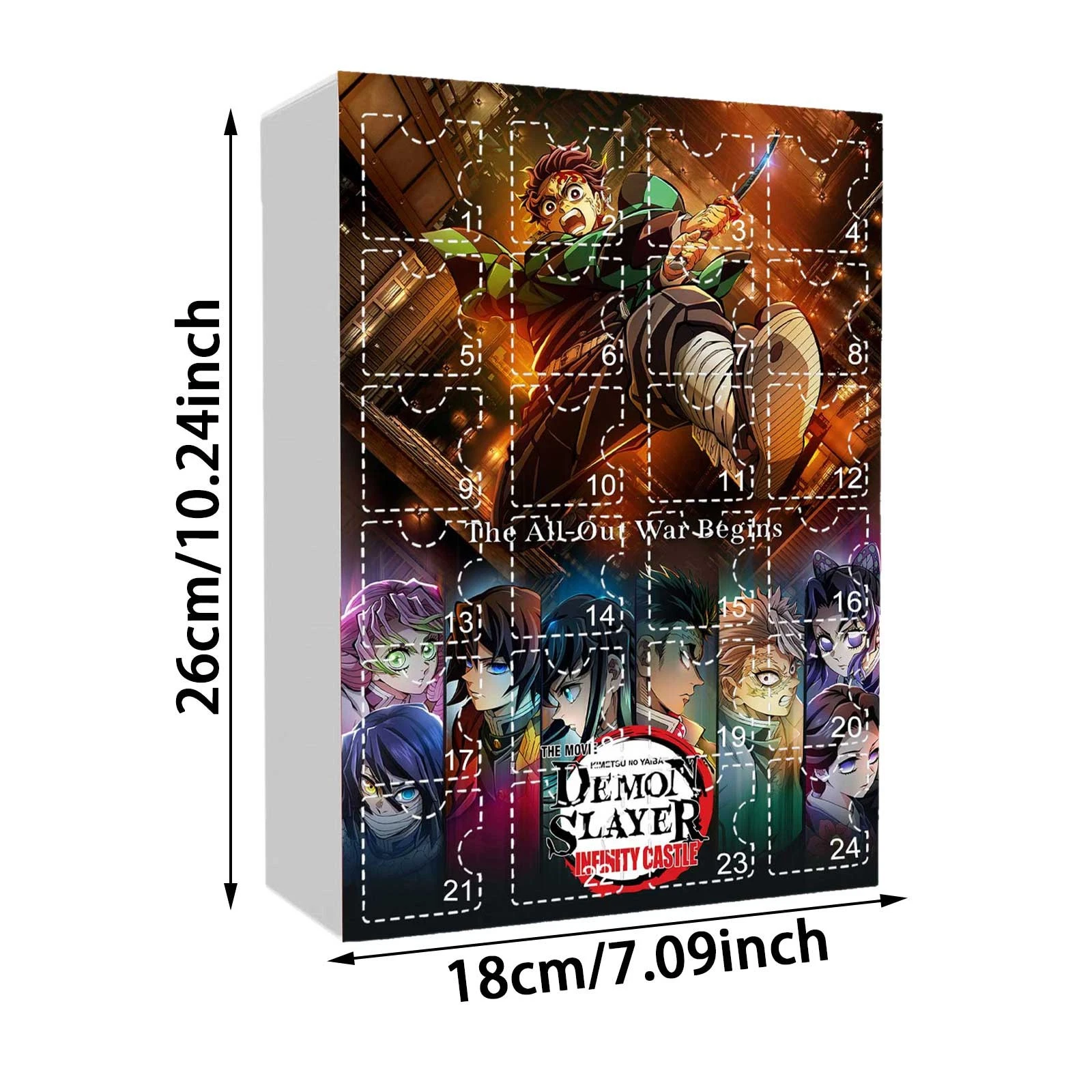demon Infinity Castle Christmas Countdown Advent Calendar Blind Box 2025