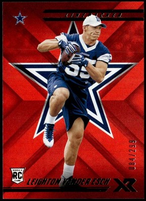 2018 Panini XR #120 Leighton Vander Esch Red #/299 Rookie E1