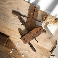 Lot 2 Clamps Jorgenson and Hargrave Hand Screw Adjustable Wood Shop