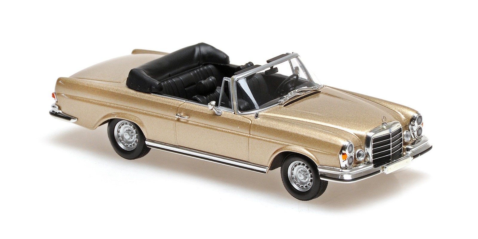 Minichamps 1/43 MERCEDES BENZ 280 SE 3.5 CABRIOLET (W 111) GOLD 1970 - 940038130