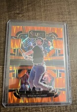 2024 Panini Select - Concourse Kyle Manzardo #10 Orange Flash Prizm (RC)