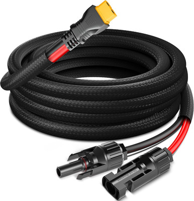 12Awg-20Ft Advanced Solar to XT60 Charging Cable,Redesign Solar Panel Connector 