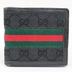 GUCCI  GG Pattern Sherry Line 034 Compact Wallet Vintage Bifold Wallet 101877