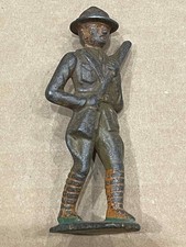 1930s - 1940s WW2 WWII Era Barclay Manoil Lead Toy Soldier - Soldier w/ Rifle