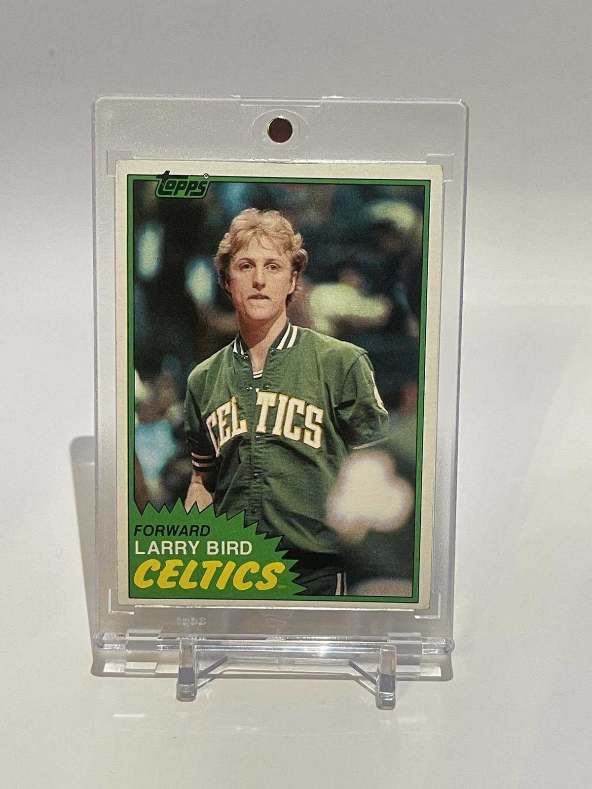 1981-82 Topps #4 Larry Bird Boston Celtics HOF Legend - Classic 2nd Year Card!