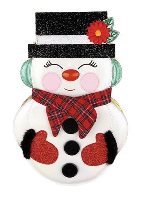 Irregular Choice Christmas Our Friend Frosty Snowman Backpack Crossbody  New