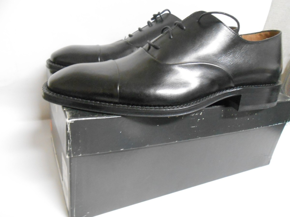 Rangoni Firenze Black Italian Leather Men’s Oxford Dress Shoe size 9 Rangoni Firenze Capri Leather Dress Men main image 2