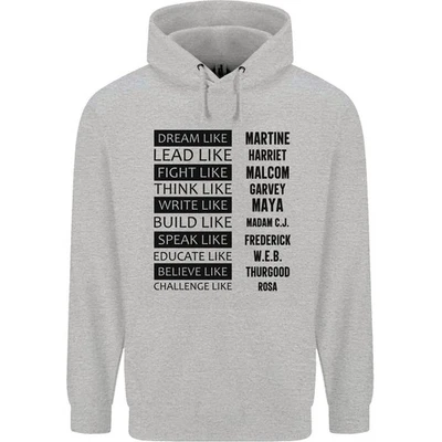 Dream Comme Noir Vit Matter Histoire Mois Hommes 80% Sweat à Capuche Coton - Photo 1/4