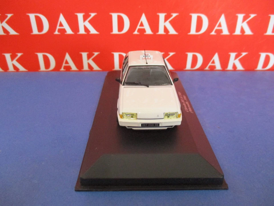 Die cast 1/43 Modellino Auto Taxi Citroen BX 16 TRS Marseille 1986 - Immagine 3 di 4