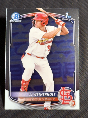 2025 Bowman Chrome 1st PROSPECT ROOKIE J.J. Wetherholt, item 2 | eBay