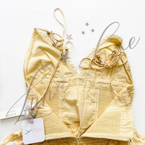 FILLYBOO Hummingbird Mini Dress In Lemon (size XS, S & M) NWT - 第 10/12 張圖片