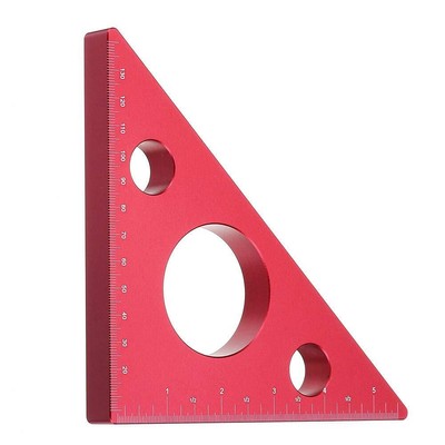 Aluminum Alloy Measuring Layout Tool Miter Scriber Gauge Metric/Inch, Triangl...