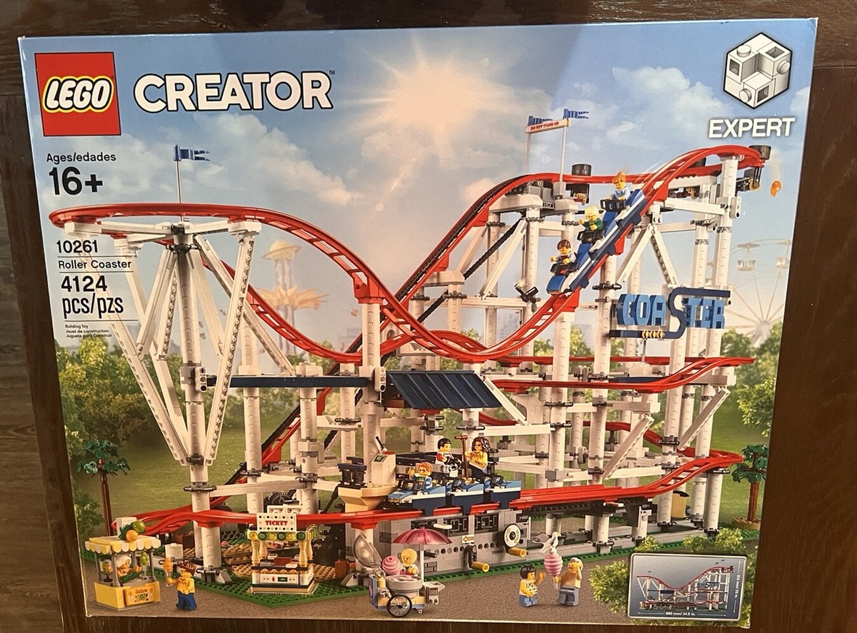 Largest Lego Wooden Roller Roller Coaster Made Out Of Legos LEGO