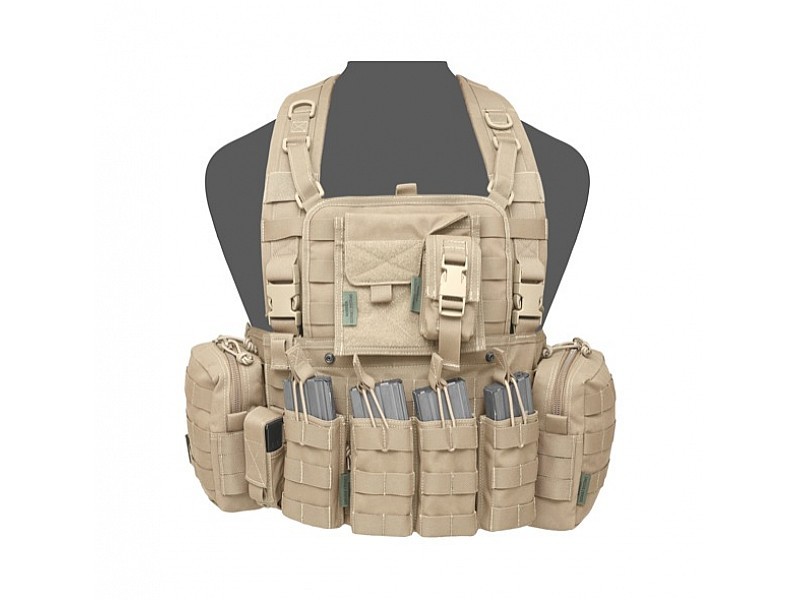 WARRIOR ASSAULT SYSTEMS 901 CHEST RIG WITH FRONT ZIPPER