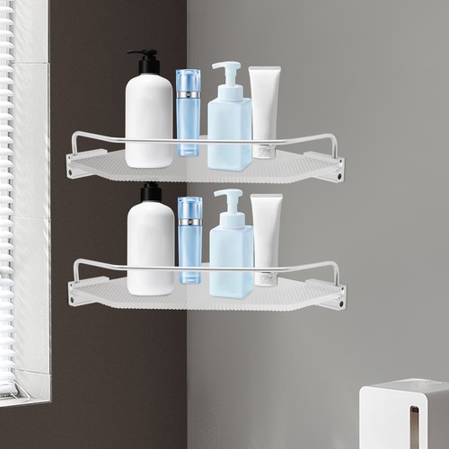 Lilinzhi Duschregale Ohne Bohren 2 Stück - Acryl Aufbewahrung Für Badezimmer