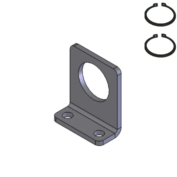 SCHMID HYDRAULIK Abreißhalter für 1 Steckkupplung BG3 Halter für Muffe Hydraulik Kupplung