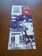 1998 Western 1st Round Playoff Basketball Ticket Houston Rockets Utah Jazz #4