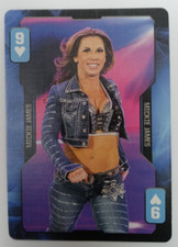 2019 Aquarius WWE Evolution Divas Playing Card Mickie James 9 Hearts