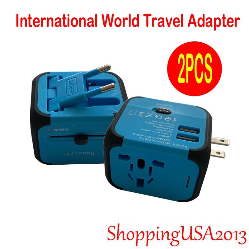 2 Usb Charger Wall Power Converter