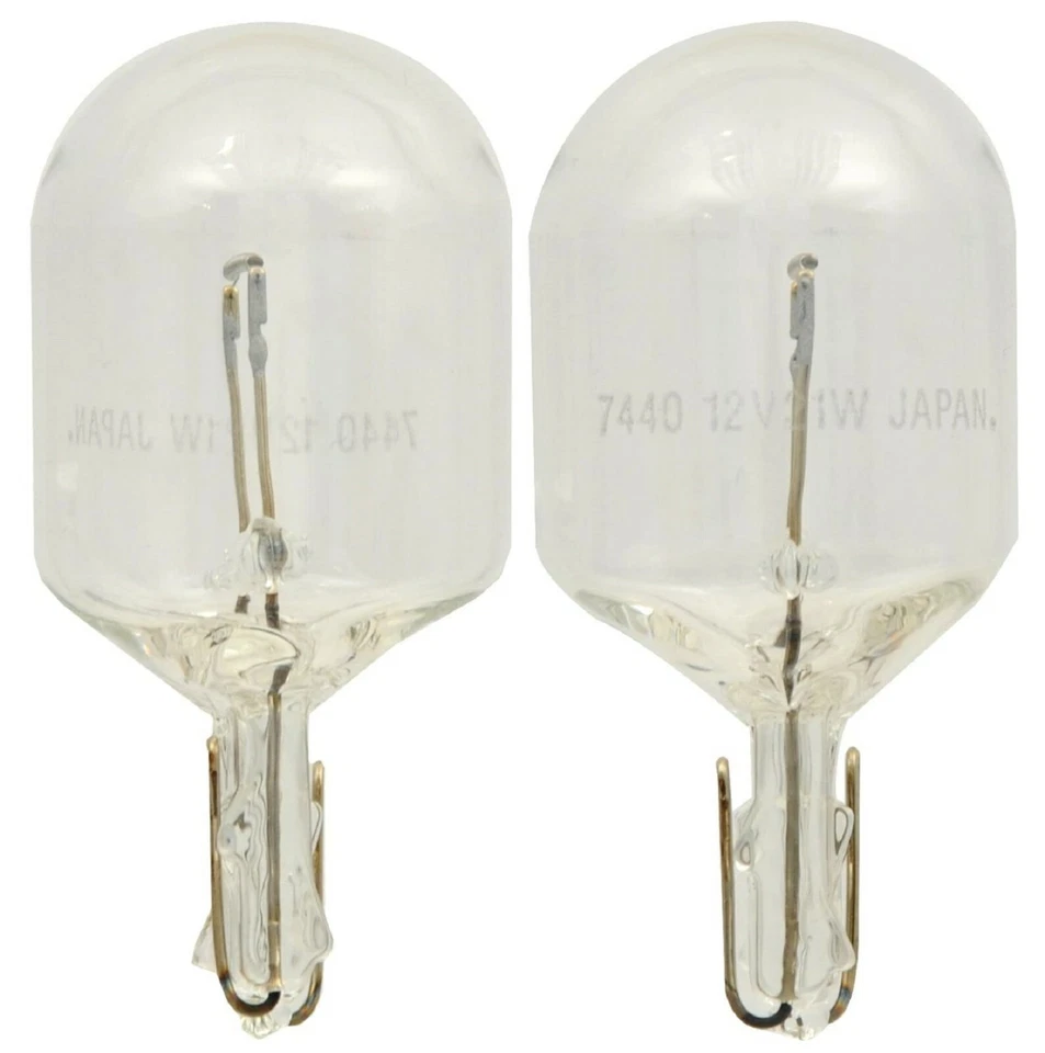 Sylvania Basic 7440 25W Dos Bombillas Luz Señal de Giro Trasera Repuesto Stock Fit Foto 4 de 4