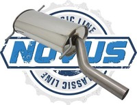 Novus Classic Line Edelstahl EndschalldäMpfer FüR Golf 1 Cabriolet