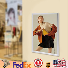 24"x36" LED Backlit Poster Frame Art Picture Light Box Advertising Display Frame