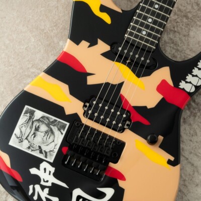 EDWARDS E-KAMIKAZE-I E-Gitarre Modell George Lynch mit Gigbag mit Sendungsver...
