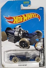 Hot Wheels 2015 Blue Rigor Motor Fright Cars 1/5 DTX67