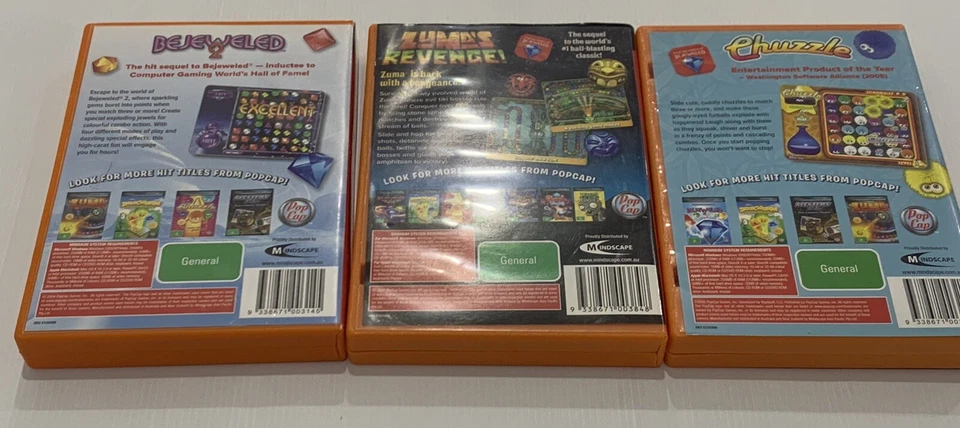 3x Retro PC Games Bundle / Bulk Lot - Bejeweled 2,  Chuzzle, Zumba’s Revenge - Image 4 of 4