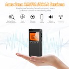 AM FM Radio Battery Operated Radio Portable Pocket Auto-Search ...