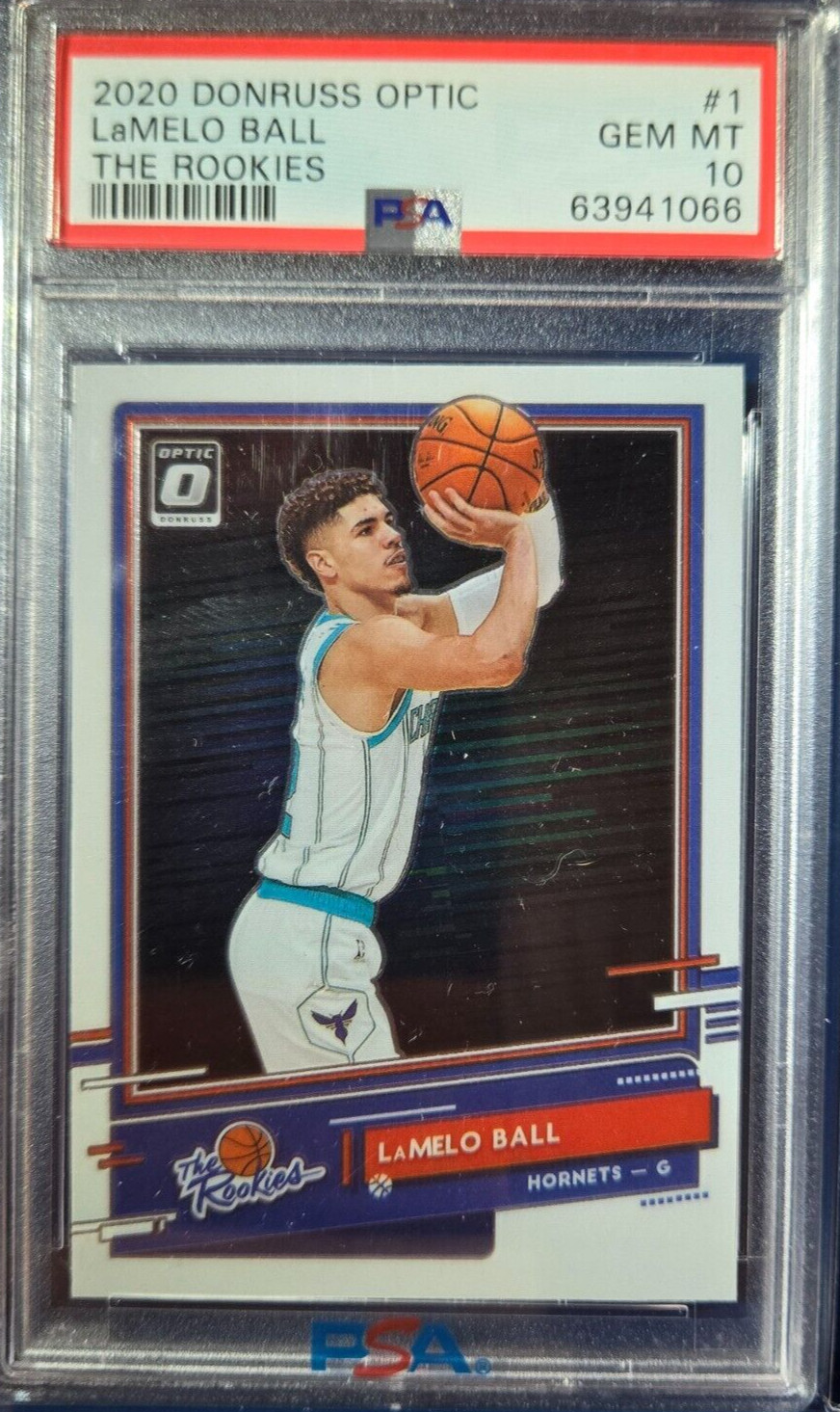 2020-21 LaMelo Ball Panini Donruss Optic The Rookies #1 PSA 10 GEM (RC)
