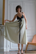 Zara Light Green Combination Dress Size Small