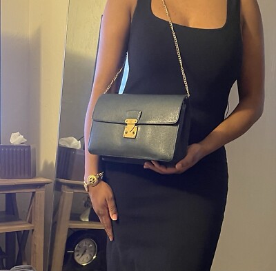 Louis Vuitton Dark Green Taiga  Clutch