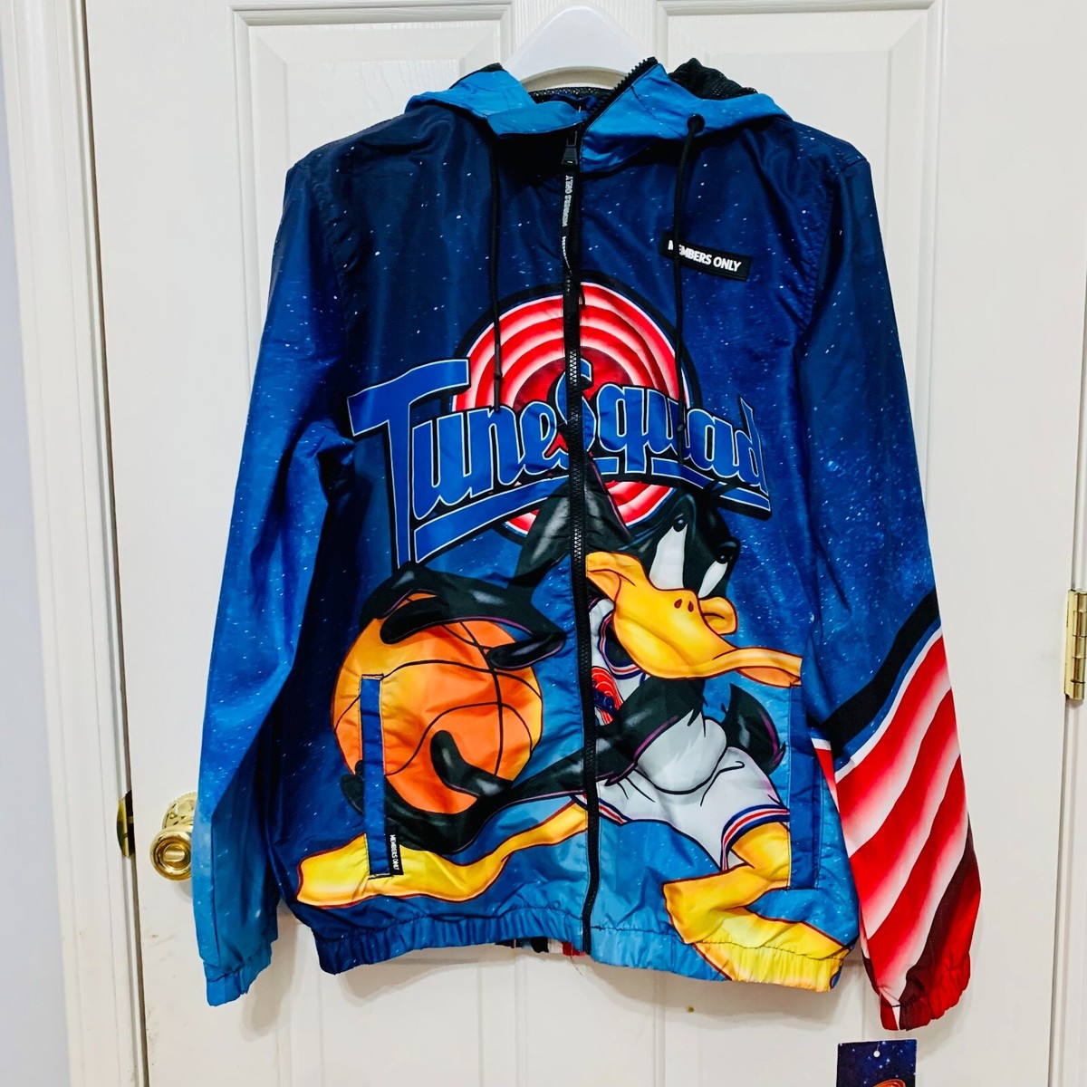MEMBERS ONLY x LOONEY TUNES SPACE JAM WINDBREAKER LIGHT JACKET