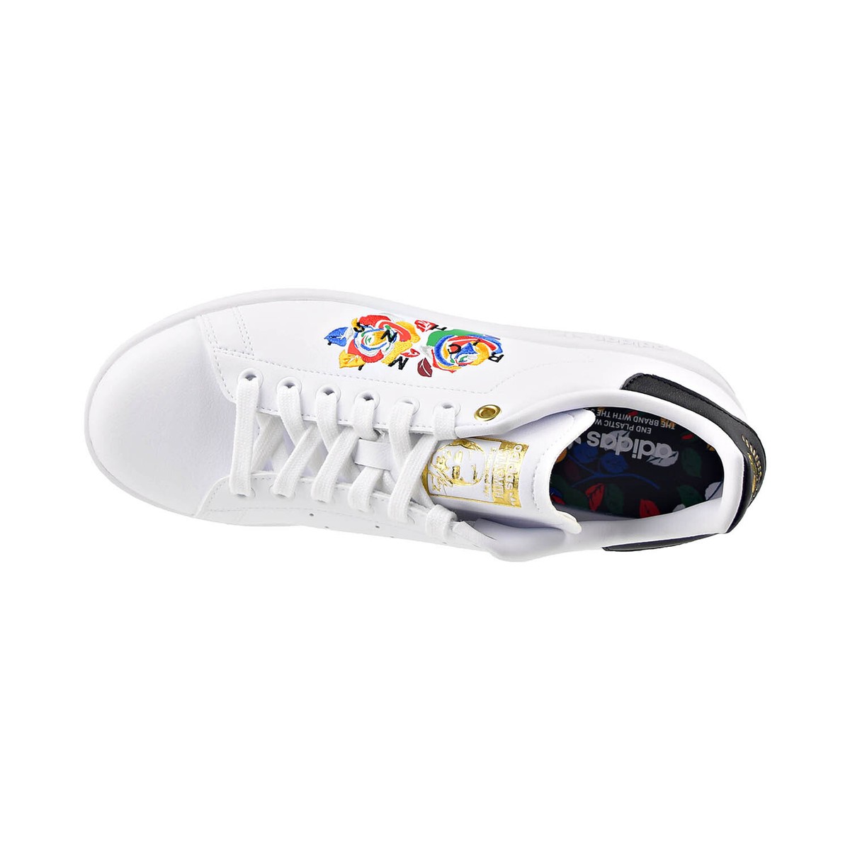 Adidas Rich Mnisi Stan Smith Women's Shoes Cloud White-Gold