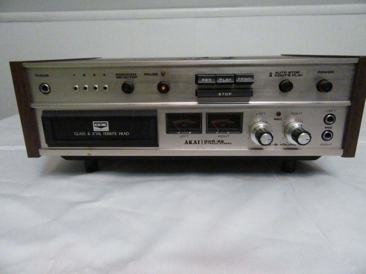 RARE Akai GXR-82 Stereo 8-Track Tape Cartridge Recorder RARE Akai GXR-82 Stereo 8-Track Tape Cartridge Recorder