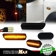 4x Led Side Marker Front Bumper Turn Signal Lights For 99-05 Vw Golf Jetta Mk4