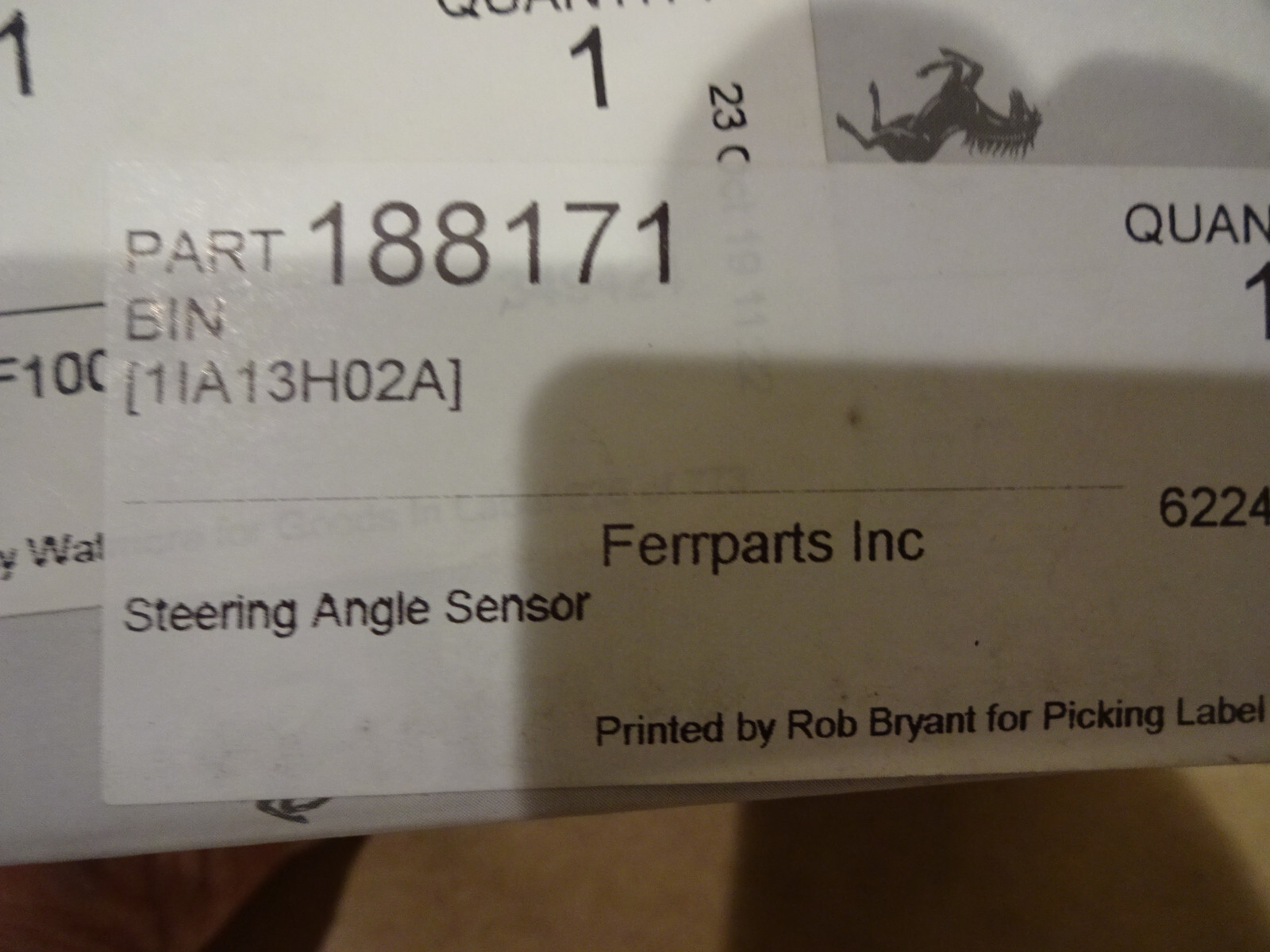 Ferrari 458,488,599,612,California t,F12 Steering Angle Sensor (NEW) P/N 188171