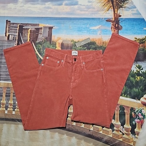 J.Crew Vintage Slim Straight Cordhose Größe 25 Neu mit Etikett