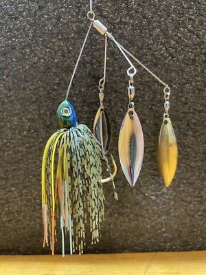 JP Custom Spinner Baits 3/8 oz Three Arm triple blades 