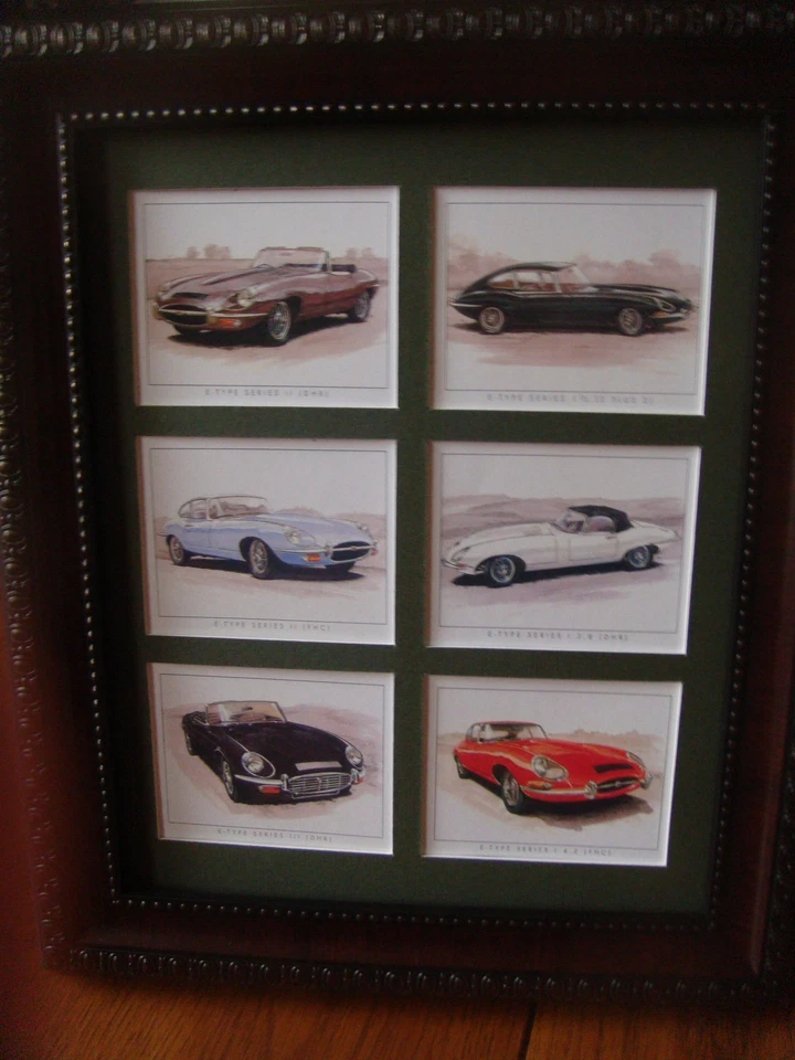 ROLLS ROYCE  - 6  REPRO CARDS IN A MAT   (Buy FRAMED $47  UNFRAMED $27) - Image 3 of 4