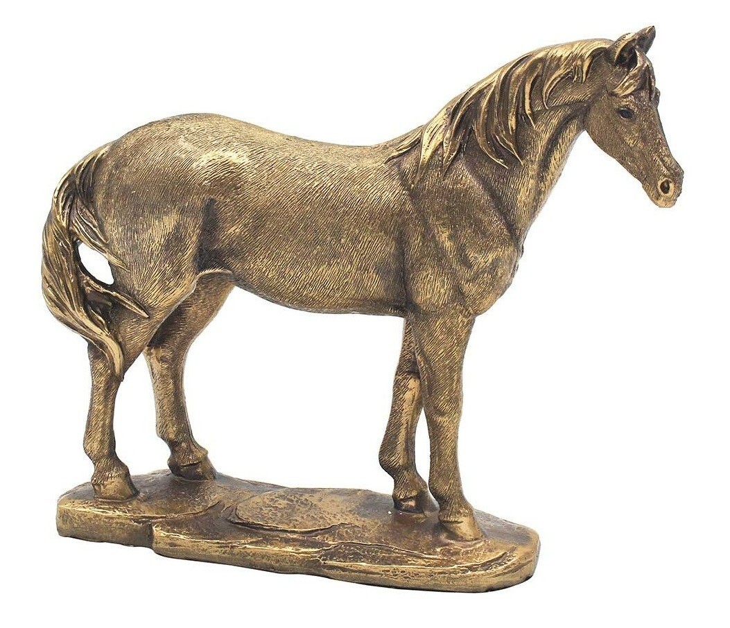 Sculpture cheval bronze cadeau d'exception pour anniversaire et pendaison de crémaillère