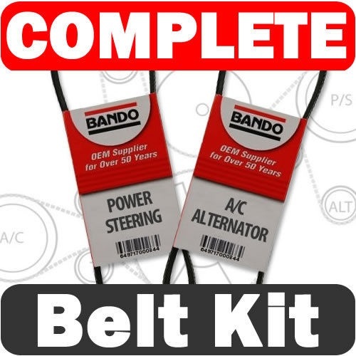2003-04 Honda Pilot BANDO Drive Belt Set - A/C Alternator Power Steering