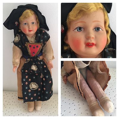 Ancienne poupée régionale L'Alsacienne - Le Grenier de Lisette