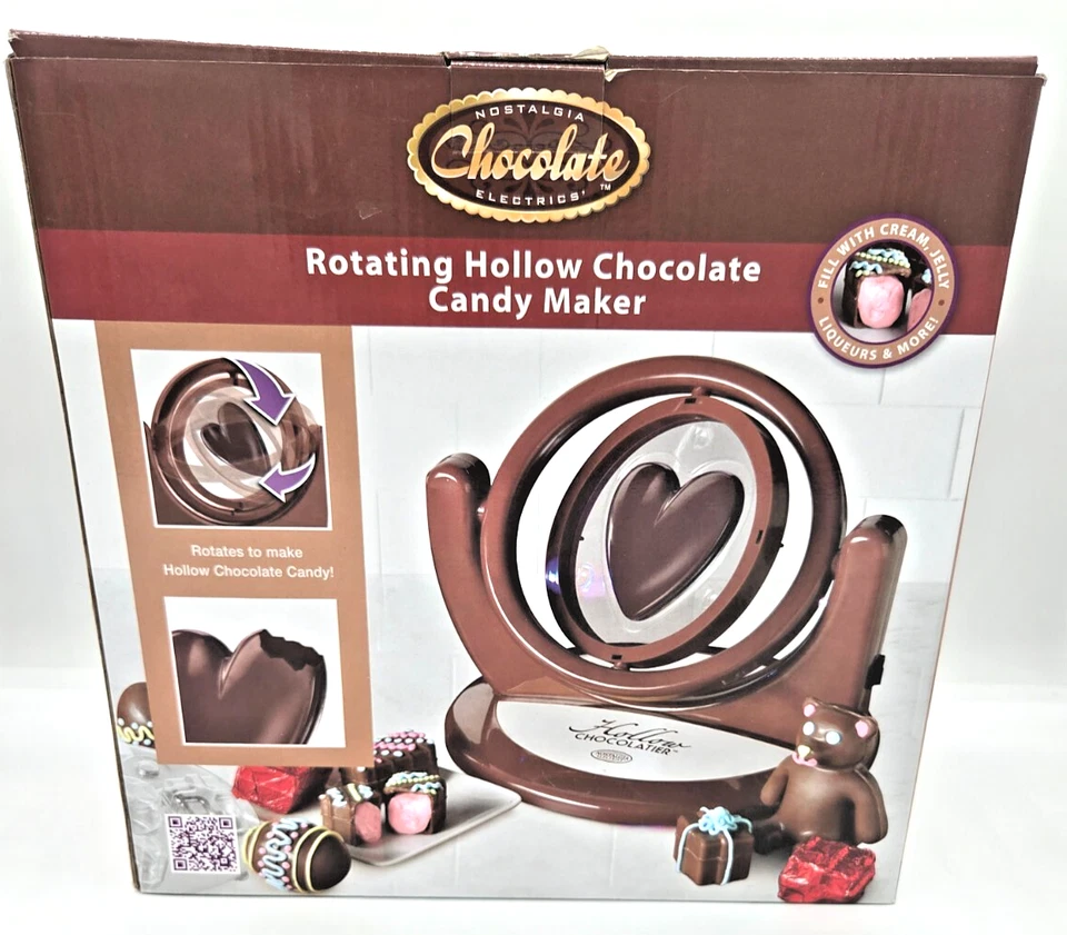 Máquina de dulces de chocolate hueca giratoria - Nostalgia Chocolate Electricidad Foto 3 de 4