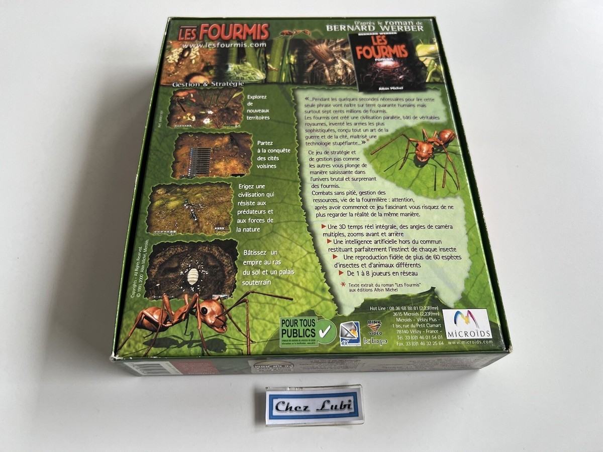 Jeu PC Les Fourmis - Big Box FR Avec Notice - État Bon - Jeu De Stratégie Rétro